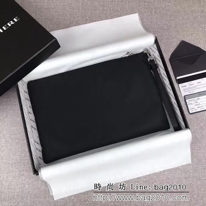 PRADA普拉達 專櫃同步 最新款式 限量版 時尚男士手包 2NH006 DD1249